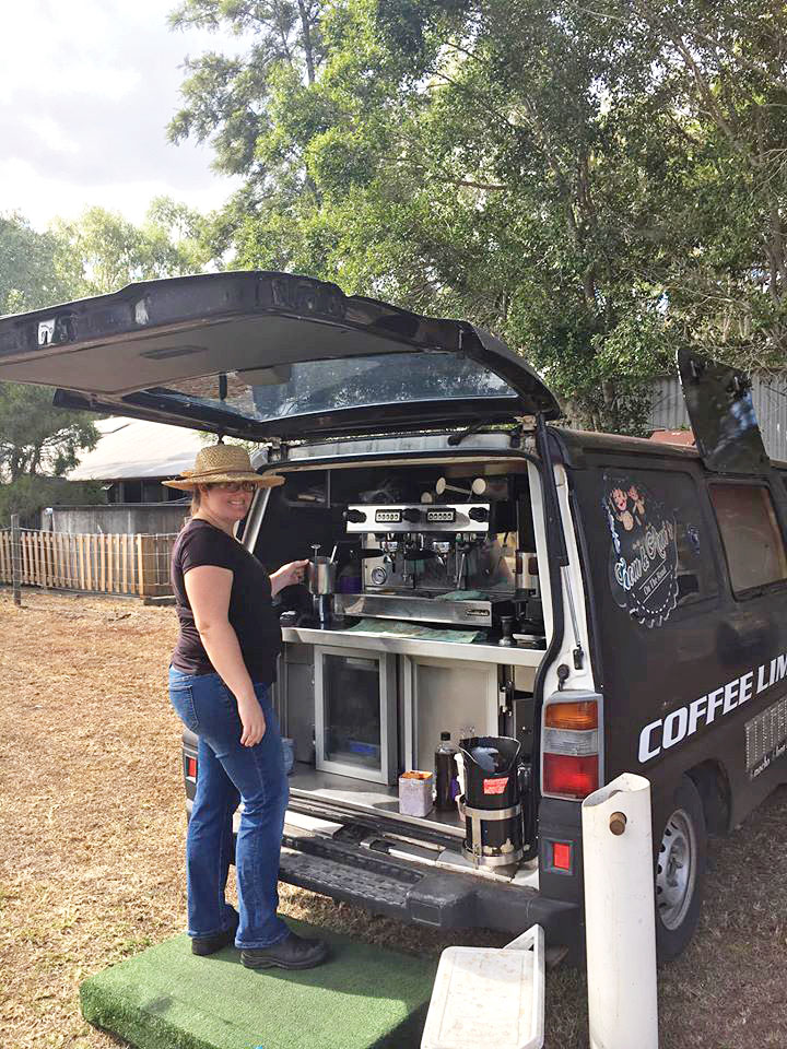 Fiona with Thom & Ann’s Coffee Van