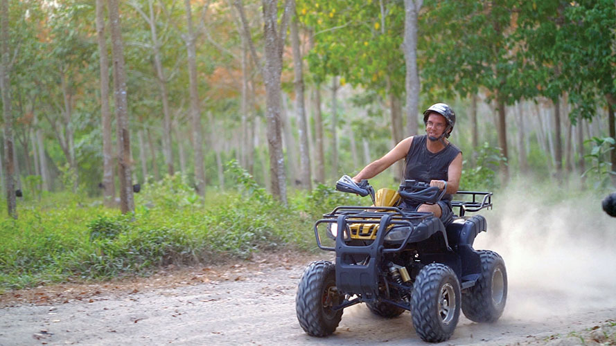 Brett on Quad Bike