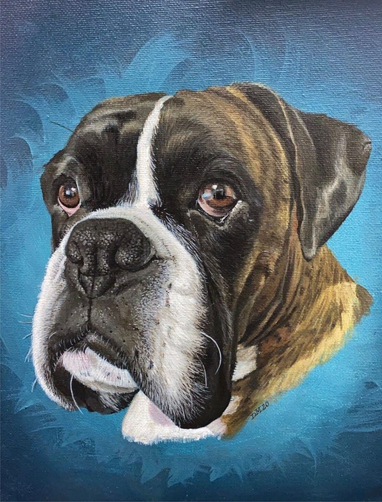 DIEGO - Dog Painting