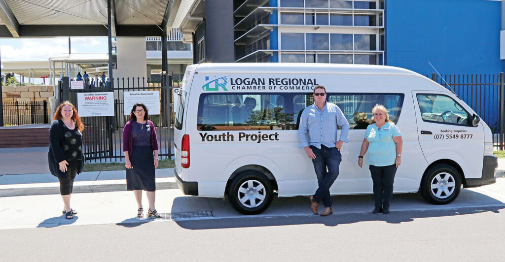 Launch of Logan Regional Chamber Of Commerce Youth Project Bus