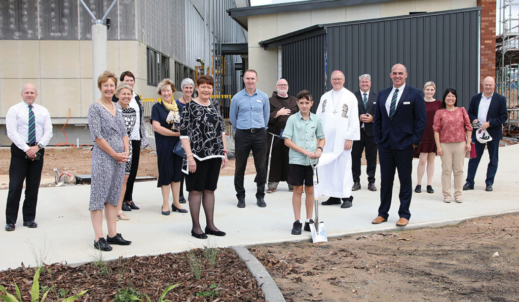 San Damiano College Soil Blessing