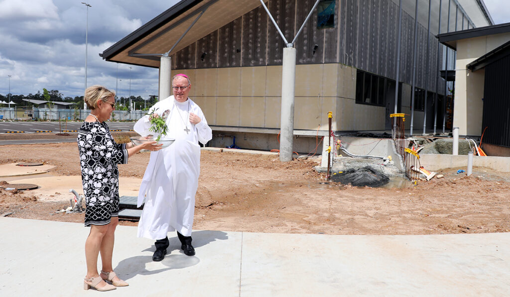 San Damiano College Soil Blessing