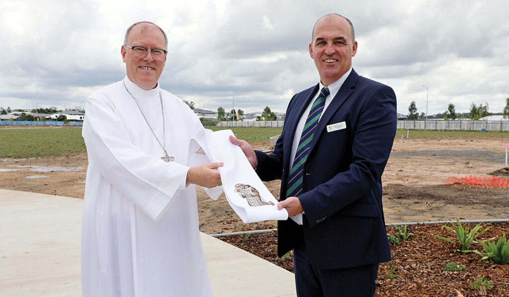 San Damiano College Soil Blessing