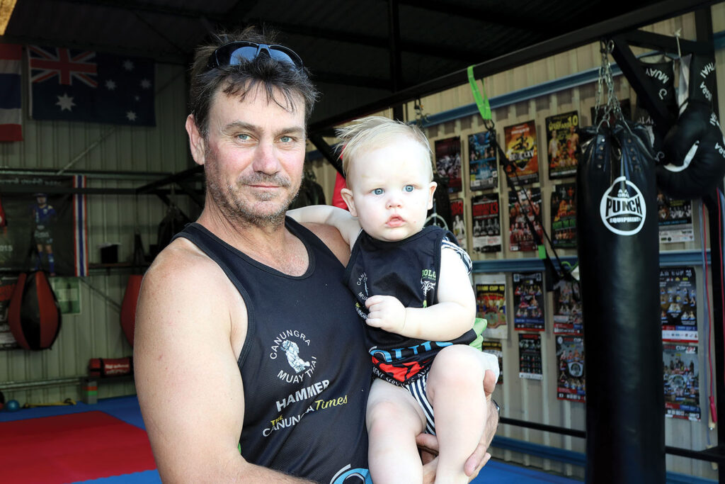 David Torrens With Grandson Parker