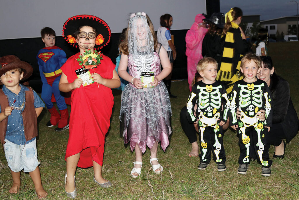 Children and Families dress up for the Halloween Costume Competition