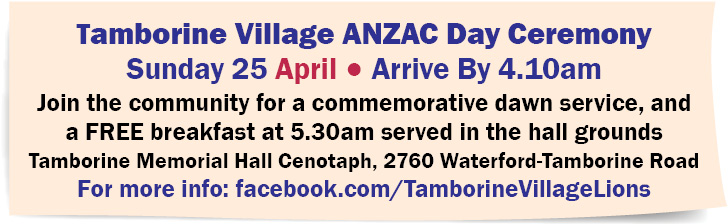Tamborine Village ANZAC DAY Ceremony