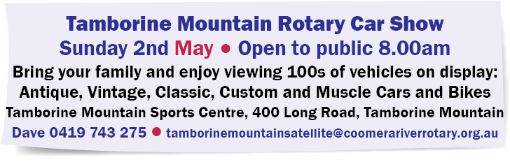 Tamborine Mountain Rotary Car Show