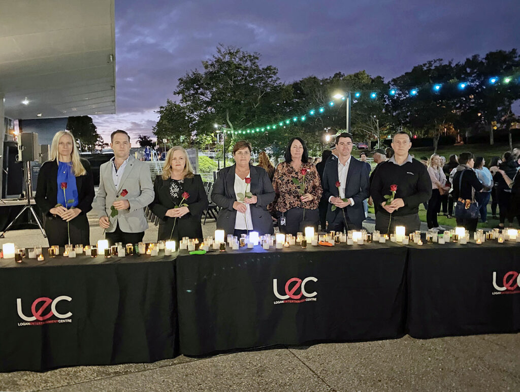 A Candlelight Vigil Held