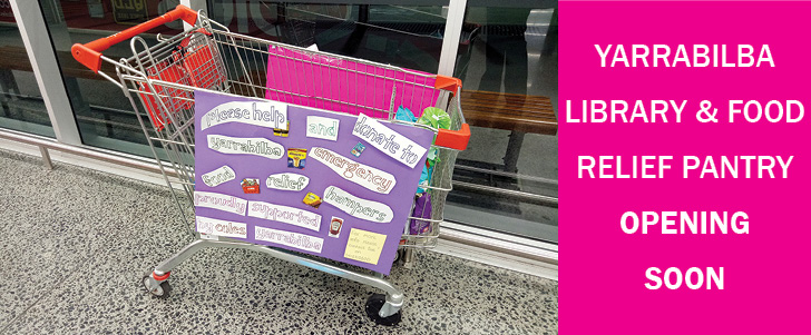 Yarrabilba Food Relief Donation Trolley At Coles