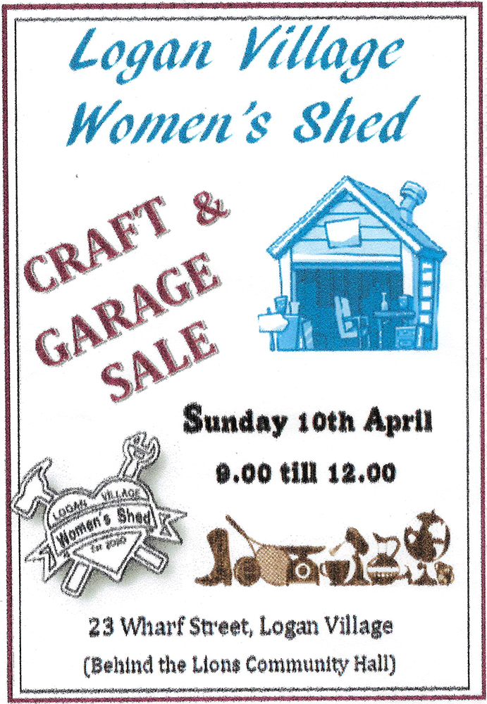 Logan Village Womens Shed - Craft & Garage Sale