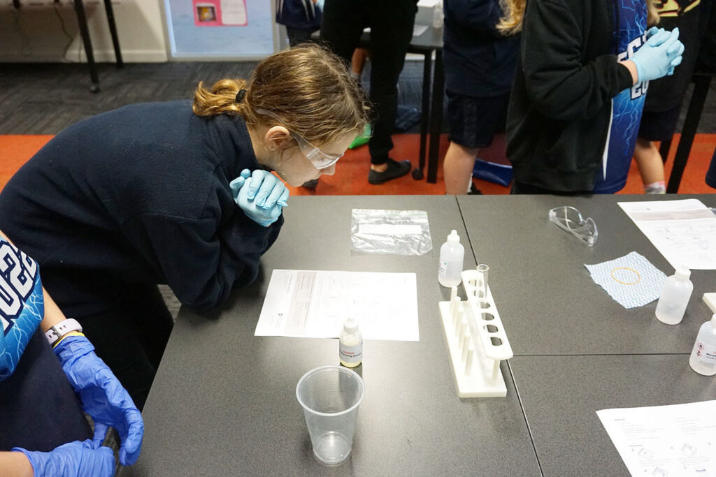 ‘Budding’ botanists at work