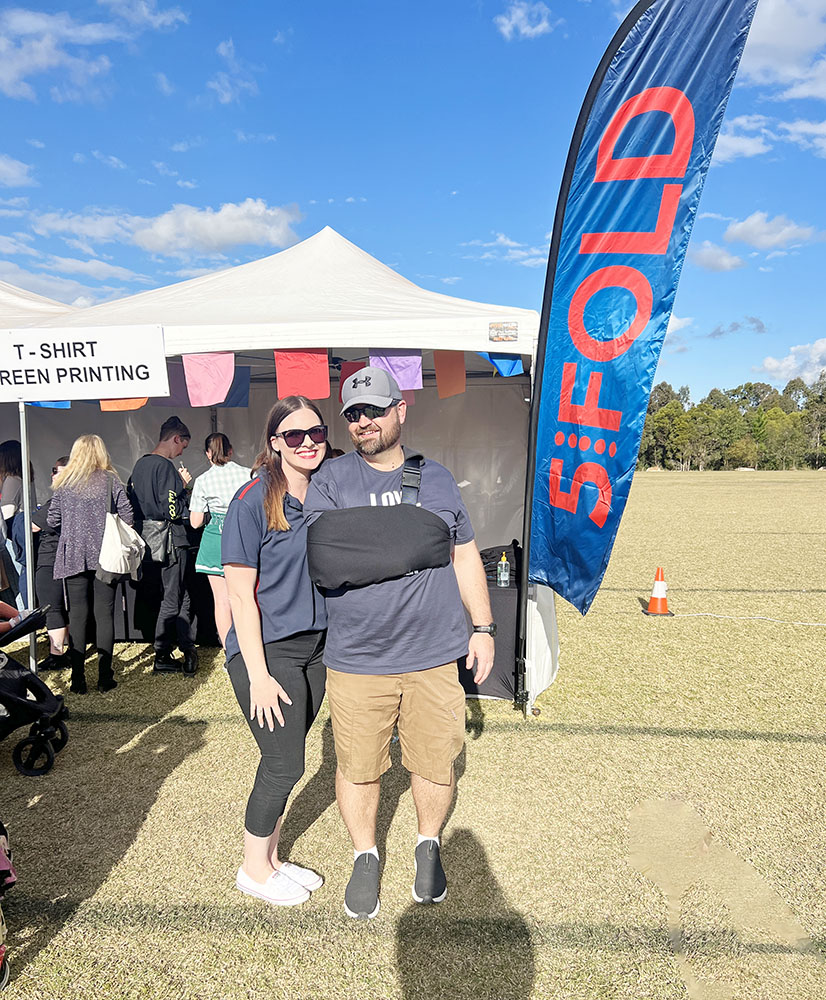 Mel & Pete from 5FOLD at Yarrabilba’s  10th Anniversary Celebration