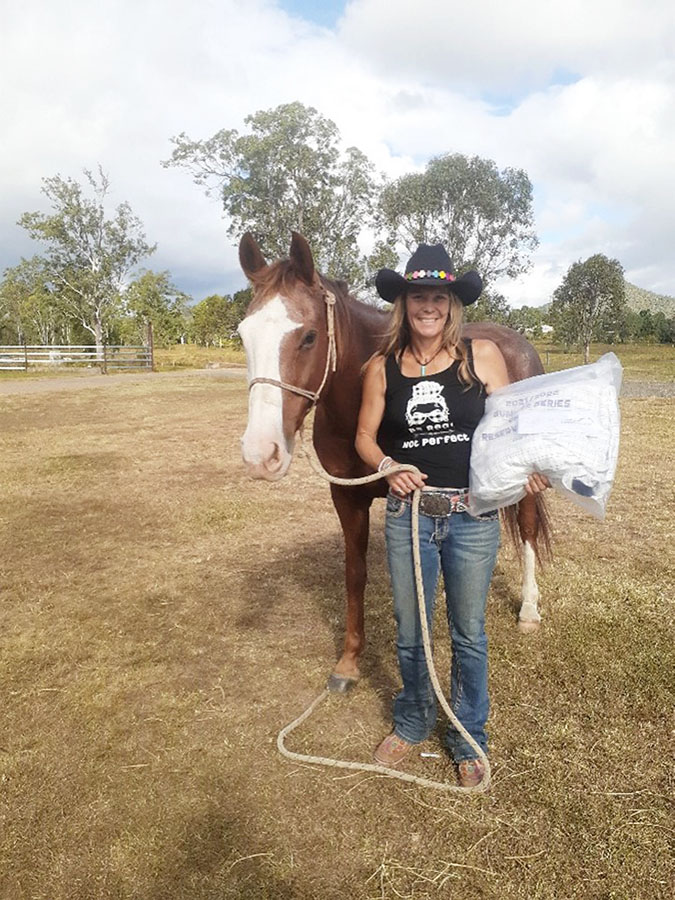 Katrina with her horse Danni