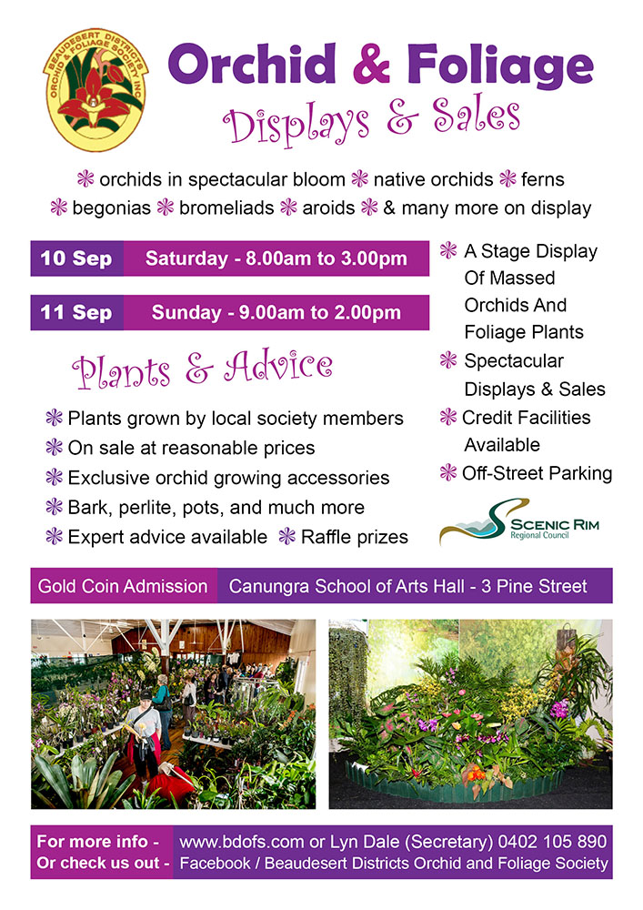 Beaudesert Orchid & Foliage Display & Sales