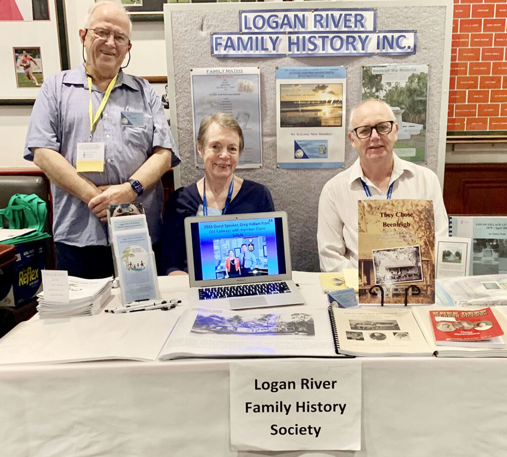 Rob, Dianna, and Graham at ‘Sands of Time’ - family history state conference