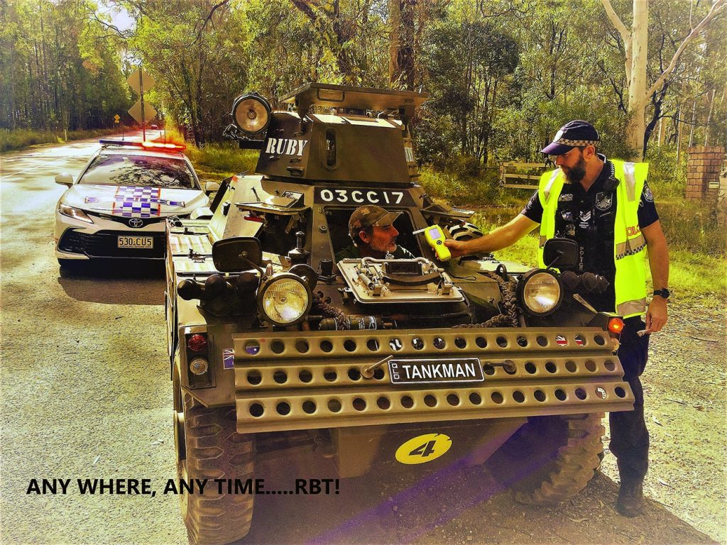 Logan Village Yarrabilba Police Station intercept ‘Tim the Tankman’