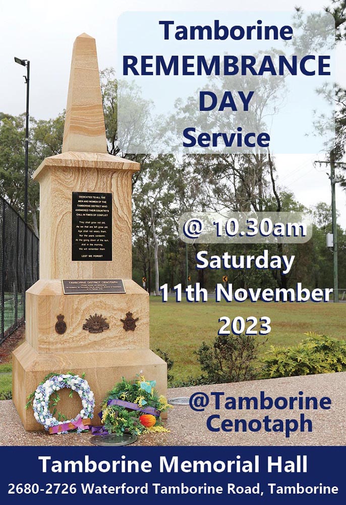 Tamborine Remembrance Day Service 2023